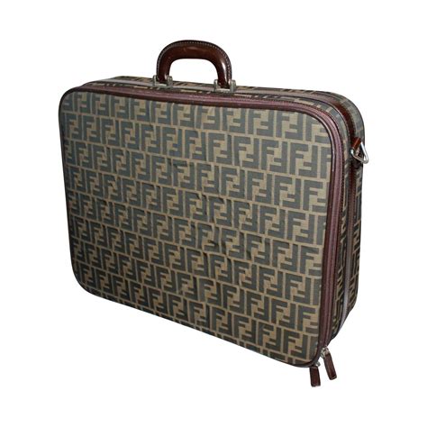 fendi goatskin vintage suitcase|Vintage Fendi Luggage .